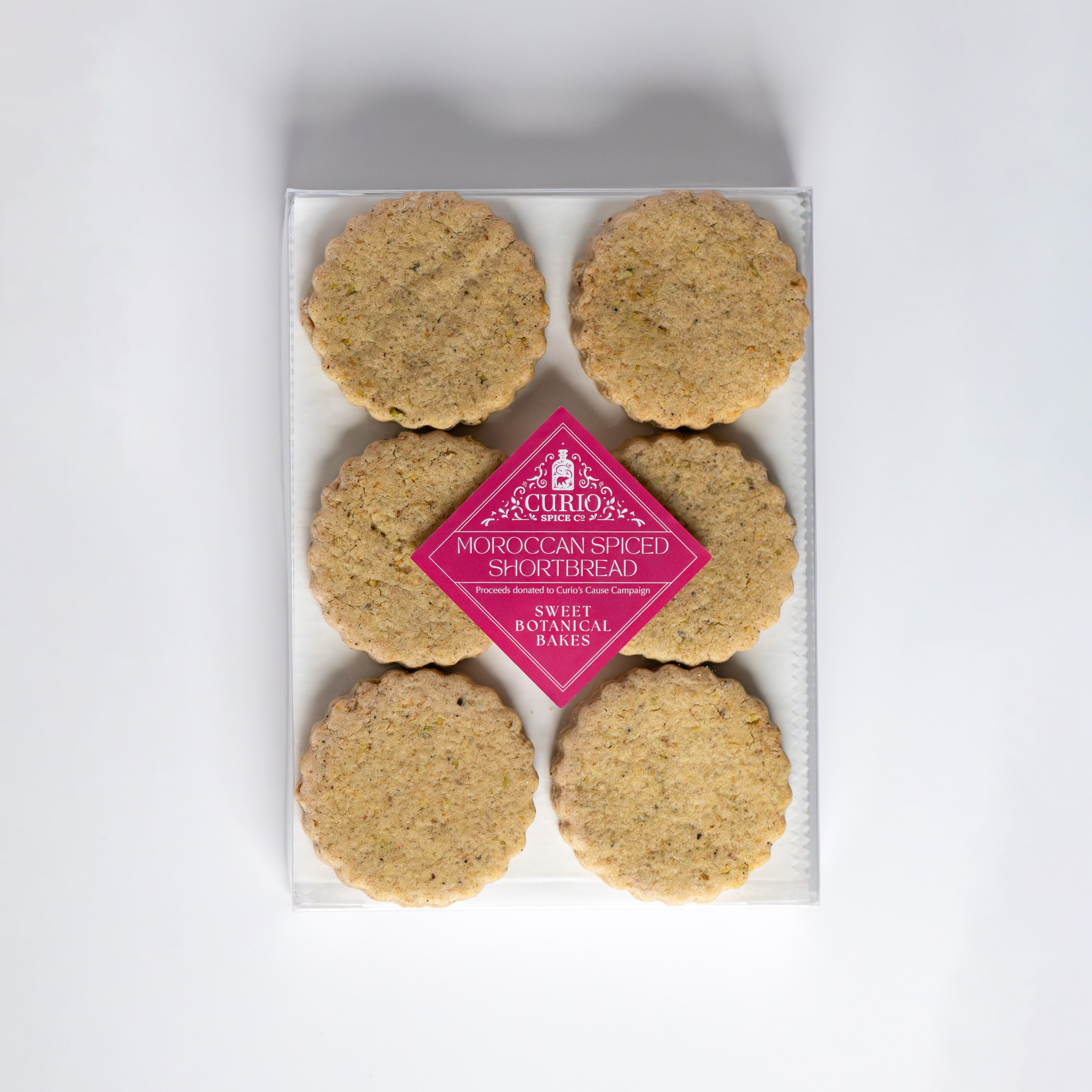 Moroccan Spiced Shortbread supporting The Rose Oasis Project