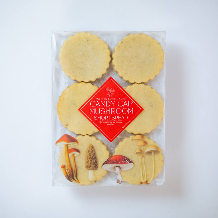 Candy Cap Mushroom Cookies Sweet Botanical Bakes