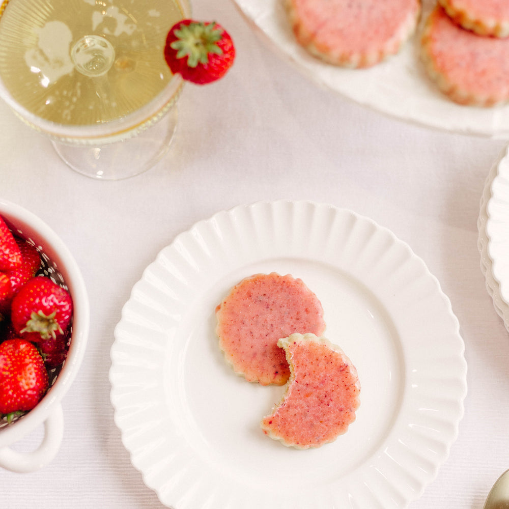 Strawberry Sumac Shortbread