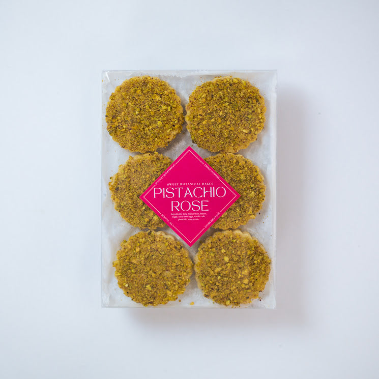 
                      
                        Pistachio Rose Shortbread Cookies
                      
                    